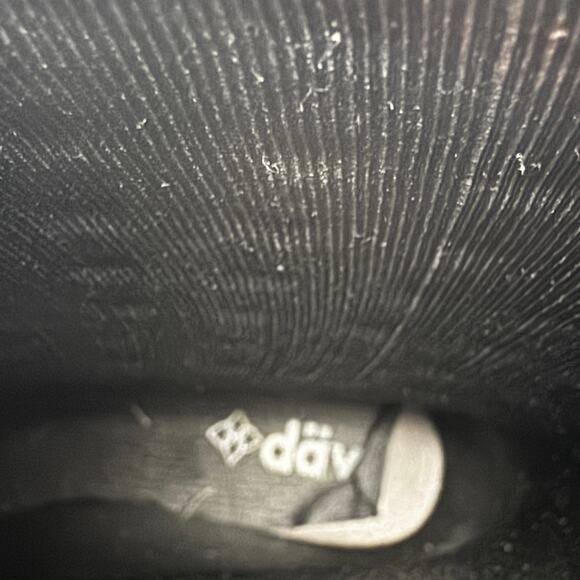 DAV Black Rubber Stud Detail Rain Winter Waterproof Boots Women's Size 9 - Picture 9 of 9